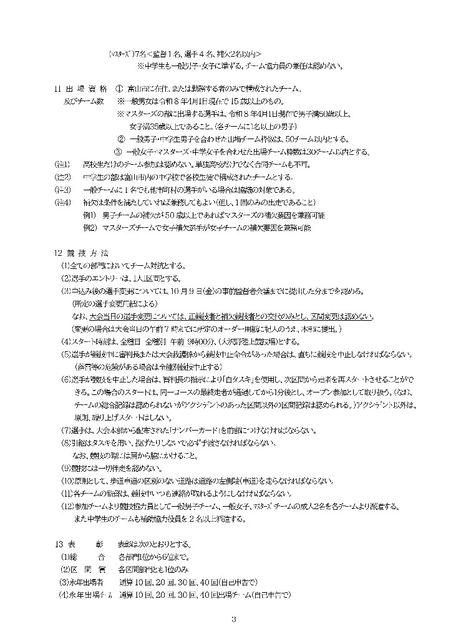 開催要項 開催要項